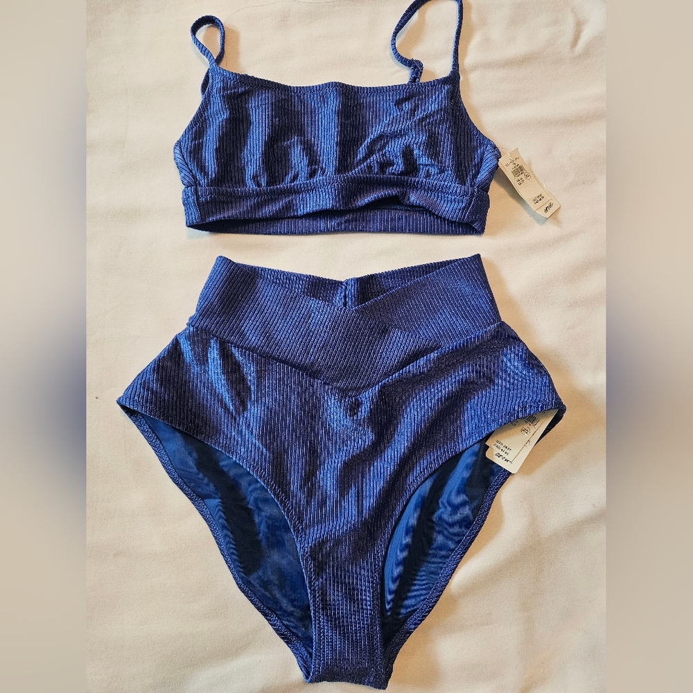 Aerie Bikini Set - Indigo Blue